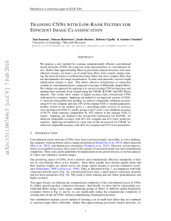 Training CNNs with Low-Rank Filters for Efficient Image Classification