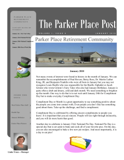 The Parker Place Post