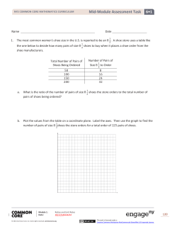 6&bull;1 Mid-Module Assessment Task