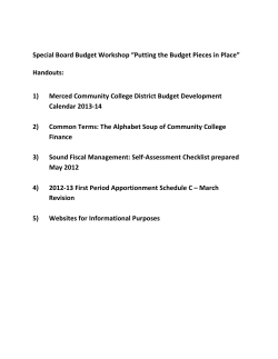 Handouts - Merced College