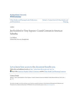 Jim Rockford or Tony Soprano: Coastal Contrasts in