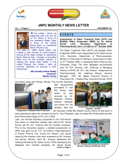 jnpc monthly news letter
