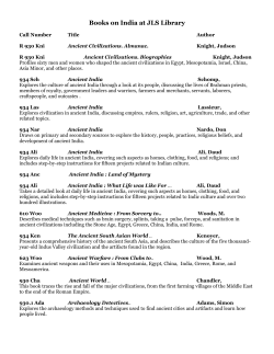 Books on India at JLS Library