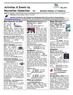 Movie Tickets - Burbank Chamber of Commerce