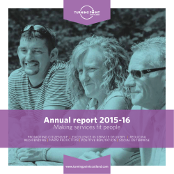 Annual report 2015-16 - Turning Point Scotland