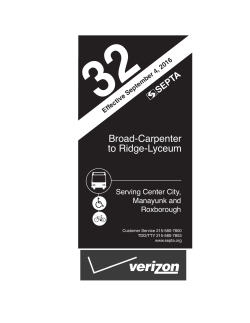 Broad-Carpenter to Ridge-Lyceum