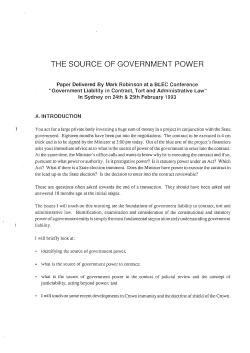 the source of government power