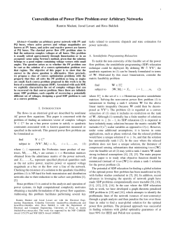 Convexification of Power Flow Problem over