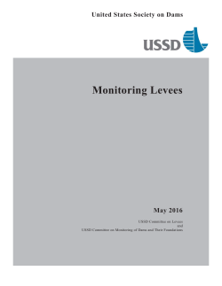 Monitoring Levees - United States Society on Dams
