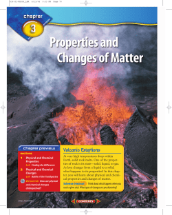 K: Chapter 3: Properties and Changes of Matter