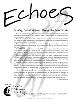 Creating Radical Welcome: Healing the Racial Divide