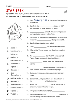 STAR TREK - All Things Topics