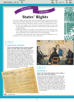 States` Rights - Caggia Social Studies