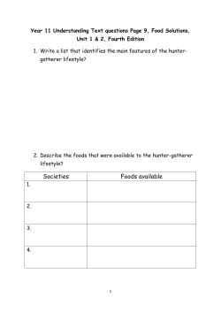 Societies Foods available