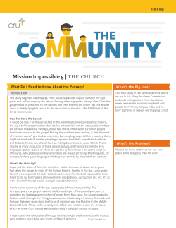 Mission Impossible 5 | THE CHURCH