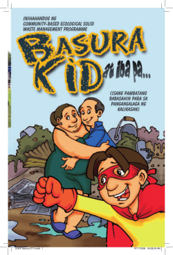 UNDP Basura 0714.indd - National Solid Waste Management