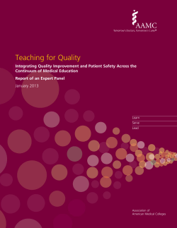 Teaching for Quality