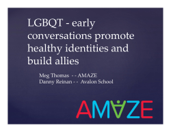 early conversations promote healthy identities and build allies