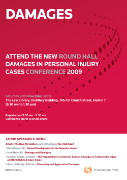 damages - Round Hall