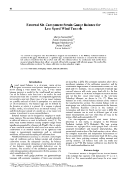 External Six-Component Strain Gauge Balance for Low Speed Wind