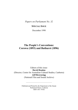 Papers on Parliament No. 32 - December 1998