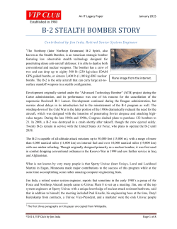b-2 stealth bomber story