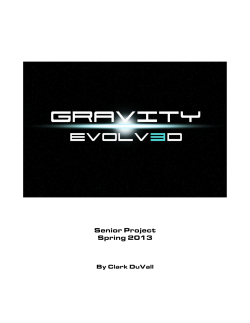 Gravity Evolved - DigitalCommons@CalPoly