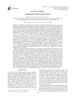 Condensation in dust-enriched systems