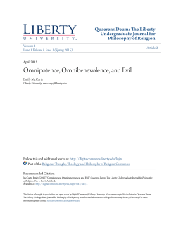 Omnipotence, Omnibenevolence, and Evil