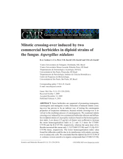 Mitotic crossing-over induced by two commercial