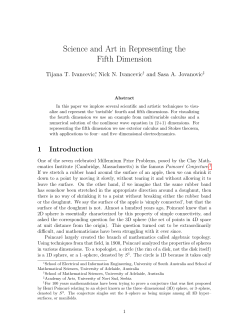 Science and Art in Representing the Fifth Dimension