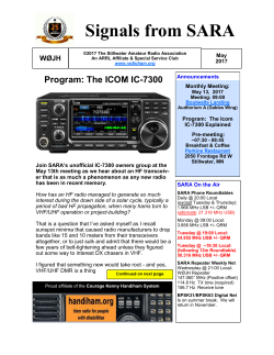 Signals from SARA - Stillwater Amateur Radio Association