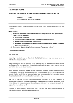 Minutes - Attachments