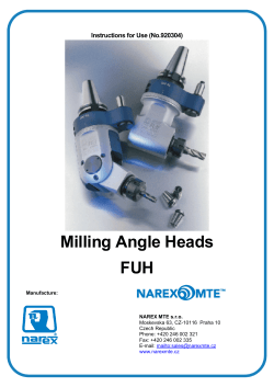 Milling Angle Heads FUH