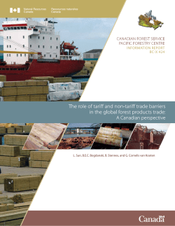the role of tariff and non-tariff trade barriers in the global