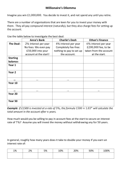 Millionaire`s Dilemma