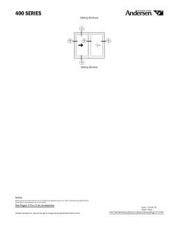 400 series - Andersen Windows