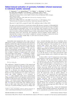 Defect-induced activation of symmetry forbidden infrared