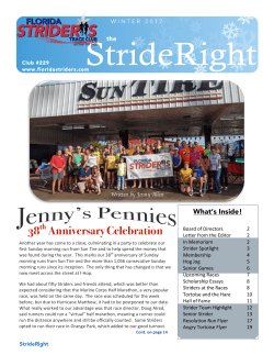 January / February - Florida Striders Track Club