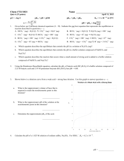 Chem 1721/1821 Name
