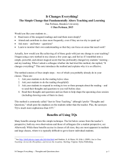 It Changes Everything!