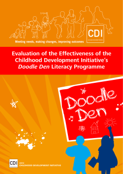 Evaluation of the Effectiveness of the Childhood Development