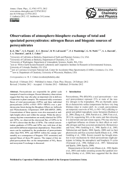 Observations of atmosphere-biosphere exchange of total and