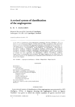 A revised system of classification of the angiosperms