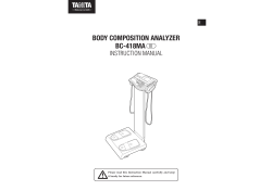 body composition analyzer bc-418ma