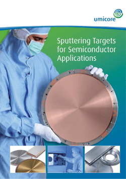 Sputtering Targets for Semiconductor Applications
