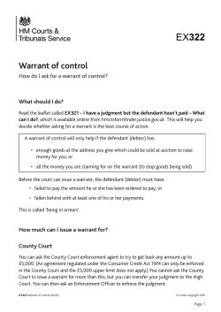 EX322 - HMCTS Court and tribunal form finder