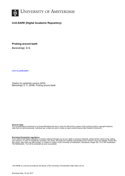 an &ldquo;in vitro&rdquo; model - UvA-DARE