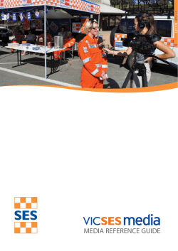 media reference guide - Victoria State Emergency Service