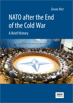 NATO after the End of the Cold War - Munispace